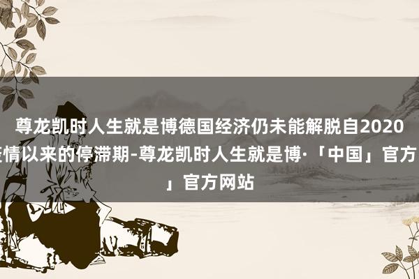 尊龙凯时人生就是博德国经济仍未能解脱自2020年疫情以来的停滞期-尊龙凯时人生就是博·「中国」官方网站